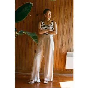 Tuckernuck Pomander Place NEW Women's “Cava” Wide Leg Pants Size Large